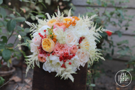Buchet de mireasă Coral Punch Sensation