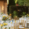 aranjament floral de masă Italian Wedding